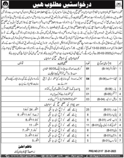Government Jobs At Agriculture Department Makran 