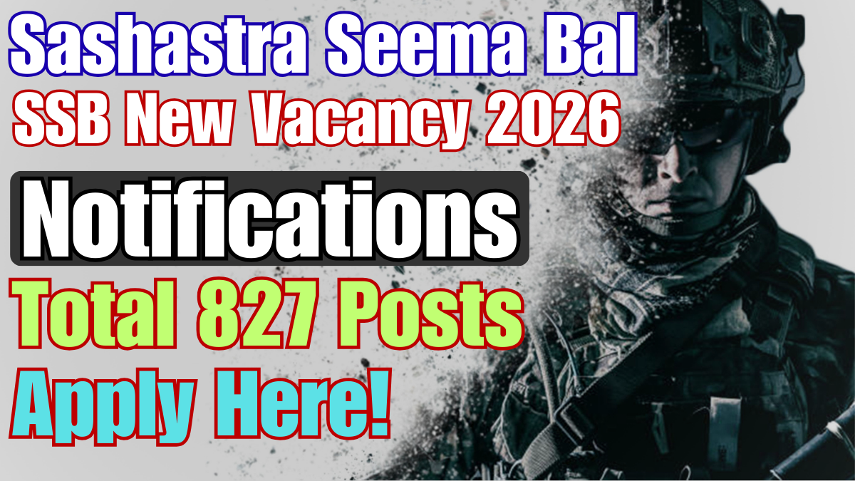 SSB Constable Tradesman Recruitment 2026