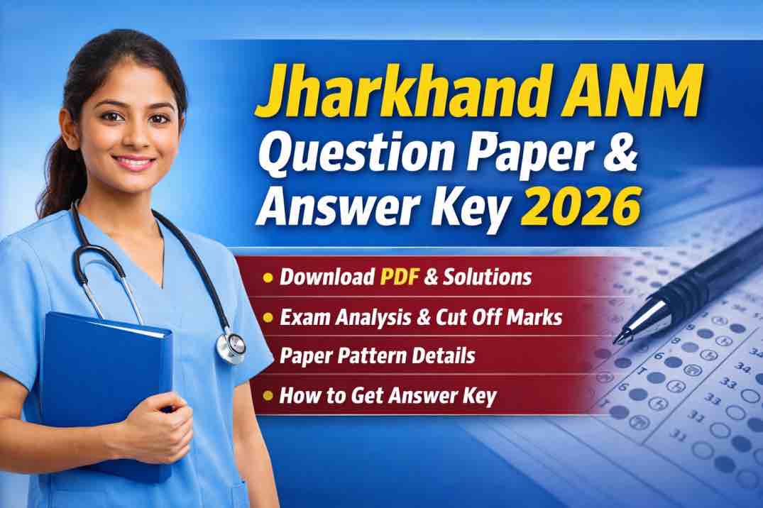 Jharkhand JSSC ANM Answer Key 2026 Out