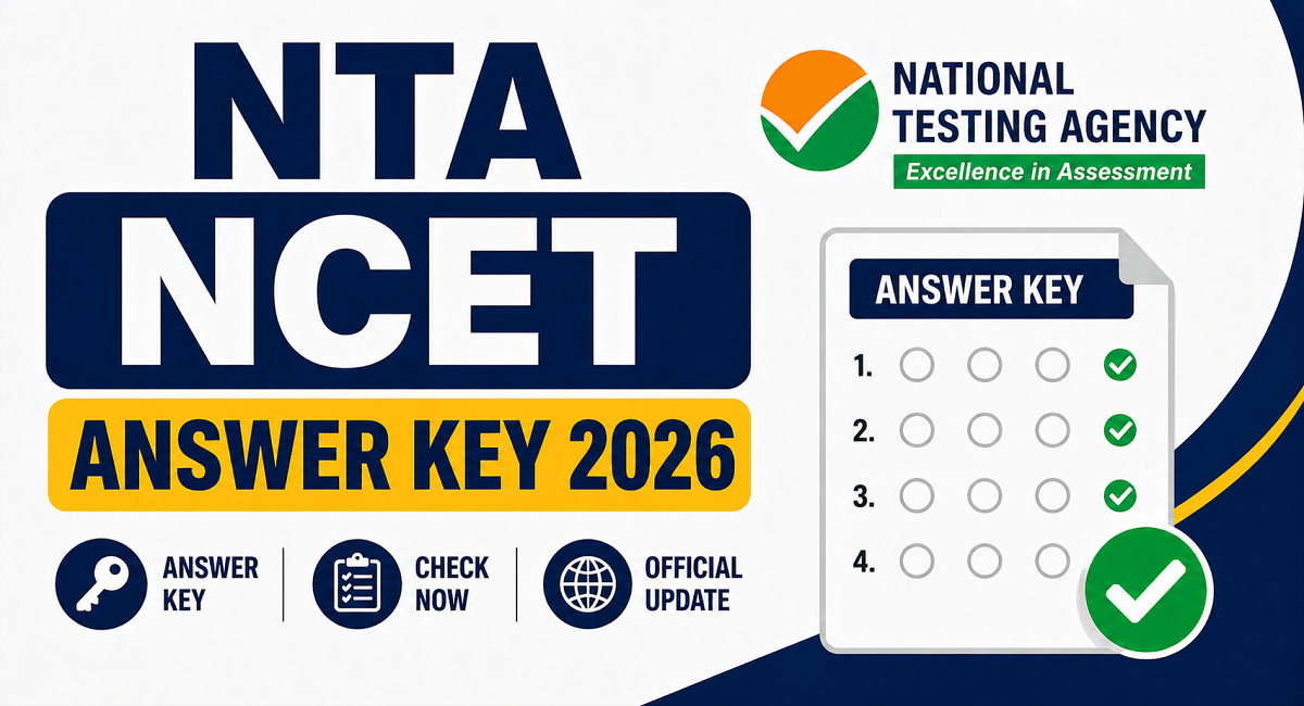 NTA NCET Answer Key 2026 | Sarkari Exams