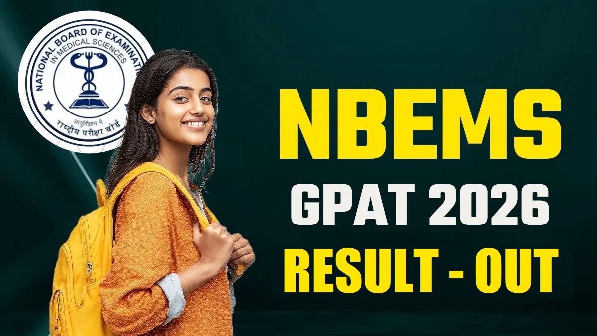 NBE GPAT Result 2026 Out Direct Link Sarkari Exams