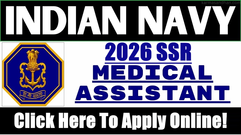 Indian Navy Agniveer SSR Medical Assistant Recruitment 2026