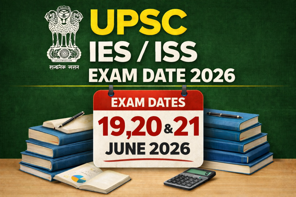 UPSC IES/ ISS Exam Date 2026 Out | Sarkari Exams