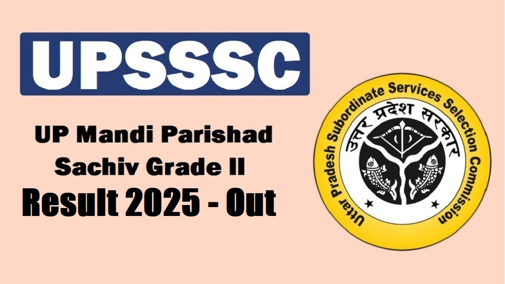 UPSSSC Mandi Parishad Sachiv Grade II Final Result 2026 Out