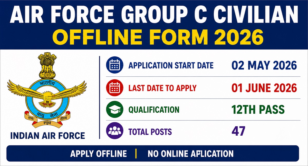 Air Force Group C Civilian Offline Form 2026 - Sarkari Exams