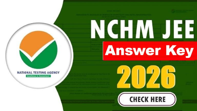 NTA NCHM JEE Answer Key 2026 Out | Sarkari Exams