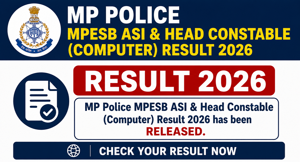 MPESB Nursing Officer, Sister Tutor Admit Card 2026