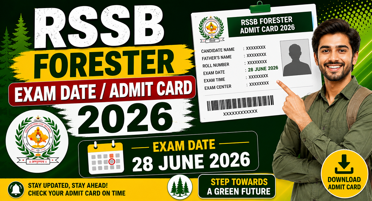 RSSB Forester Exam Date 2026 Out | Sarkari Exams