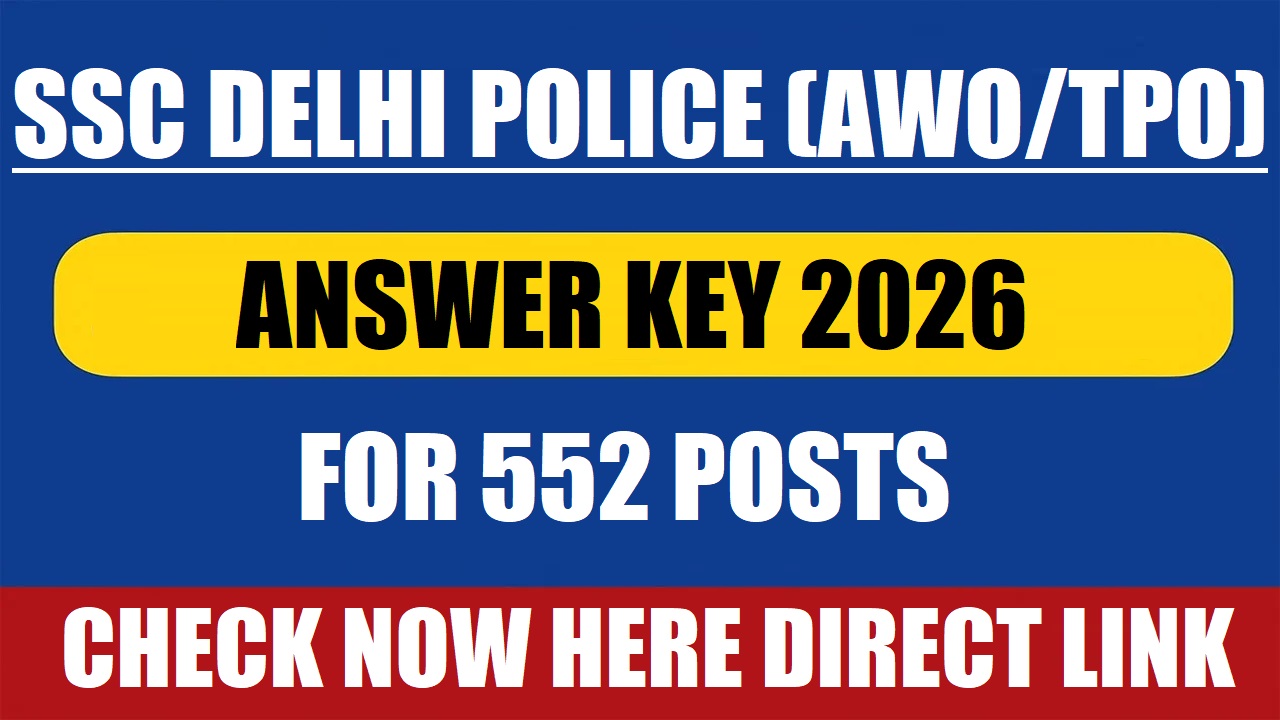 SSC Delhi Police HC (AWO/TPO) Result 2026