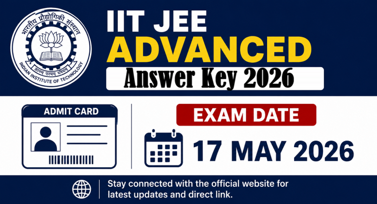 IIT JEE Advanced Answer Key 2026 | Sarkari Exams