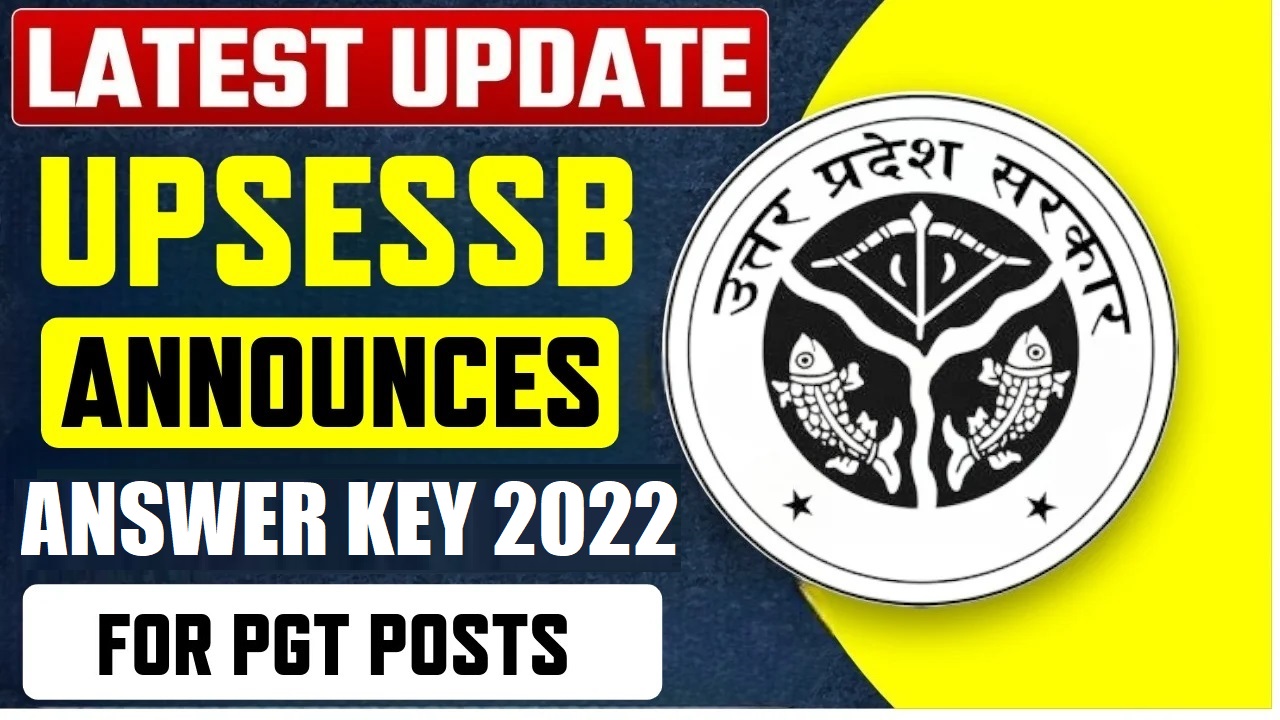UP PGT Answer Key 2026 Out Check to Direct Link
