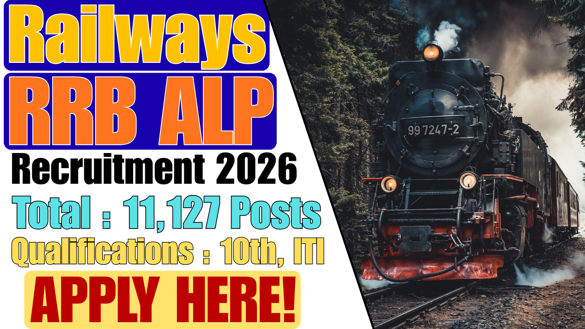 Railway RRB ALP CEN 01/2026 Online Form Live