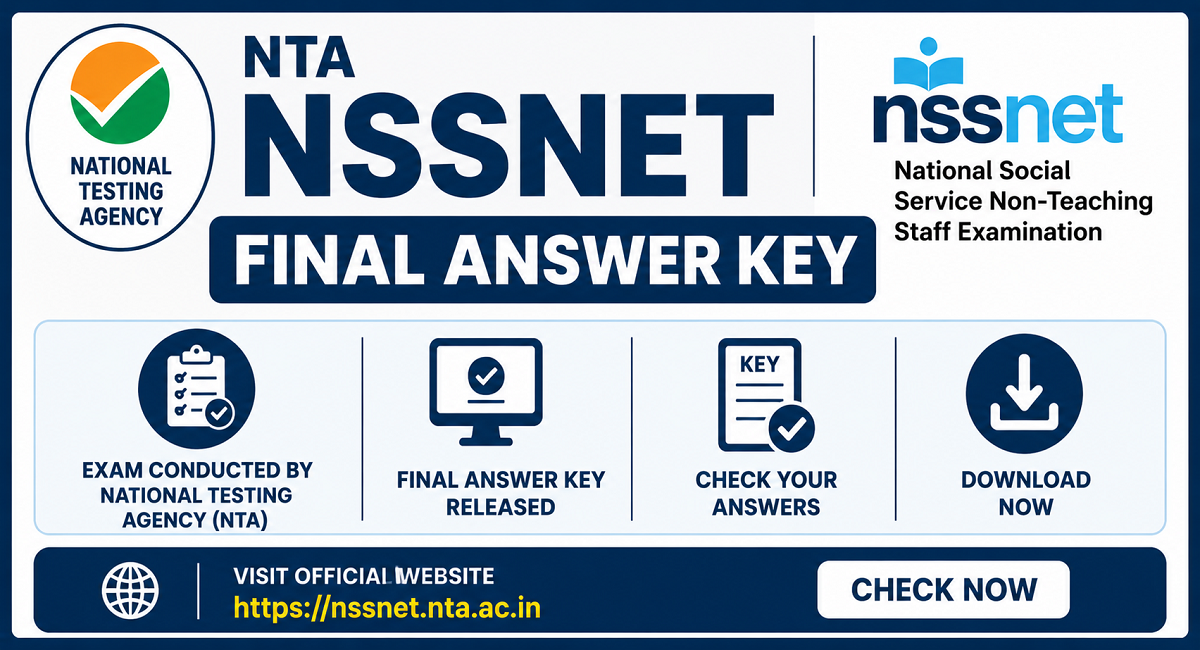 NTA NSSNET Answer Key 2026 Out | Sarkari Exams